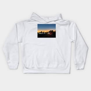 Blurry Evening Kids Hoodie